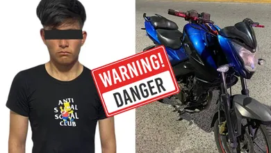 Policías de Ixmiquilpan aseguraron una motocicleta robada y presunta droga durante un operativo en La Reforma.