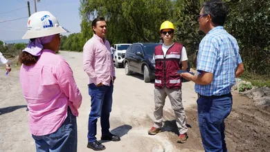 inspección a los trabajos de rehabilitación de la planta de Tratamiento de Aguas Residuales en Tula