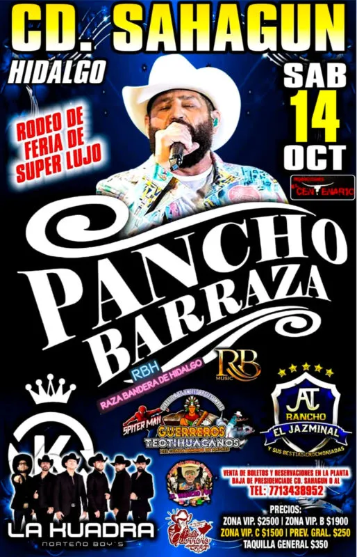 Feria Ciudad Sahagún 2023: te decimos qué artistas se presentarán GRATIS