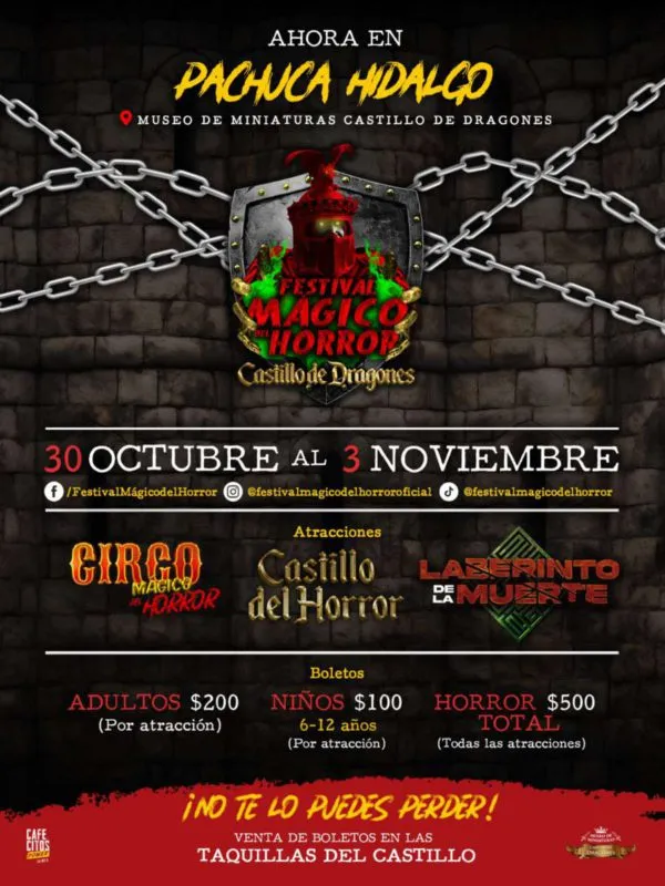 Se acerca Festival del Horror 2024 en Pachuca: fechas, horario y precio