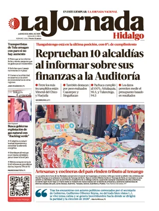 La Jornada Hidalgo | 09 de abril de 2026