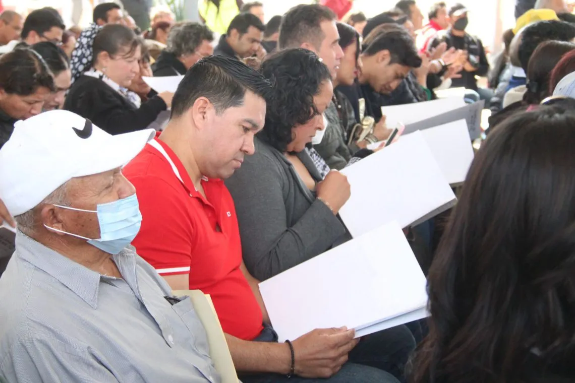Regularizan 200 escrituras en diferentes municipios de Hidalgo