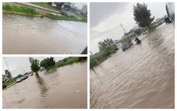 Fotos y videos | ¡Inundado! Así luce Paseos de Chavarría tras el aguacero de este jueves