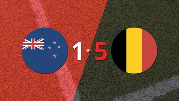Mundial 2026: Nueva Zelanda fue superado fácilmente y cayó 5 a 1 ante Bélgica