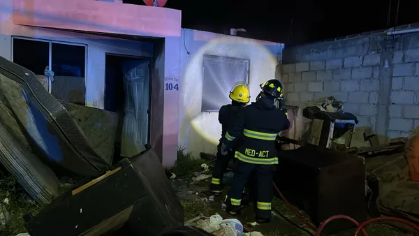 Incendio en vivienda de Mineral de la Reforma deja dos personas heridas