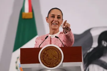 Sheinbaum encabeza inicio de obra en el sur de México