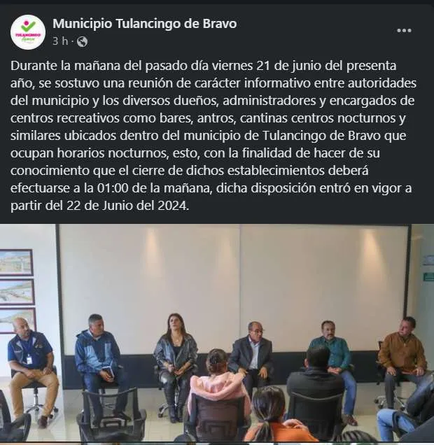 Tulancingo establece nuevas medidas para antros y bares