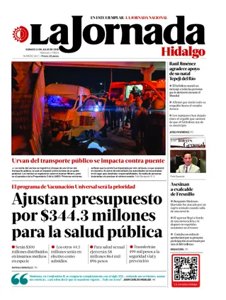 La Jornada Hidalgo | 11 de julio de 2026