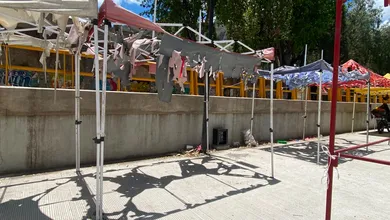 Comerciantes reubicados en Pachuca