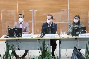 INE Hidalgo toma protesta a nuevos consejeros del IEEH