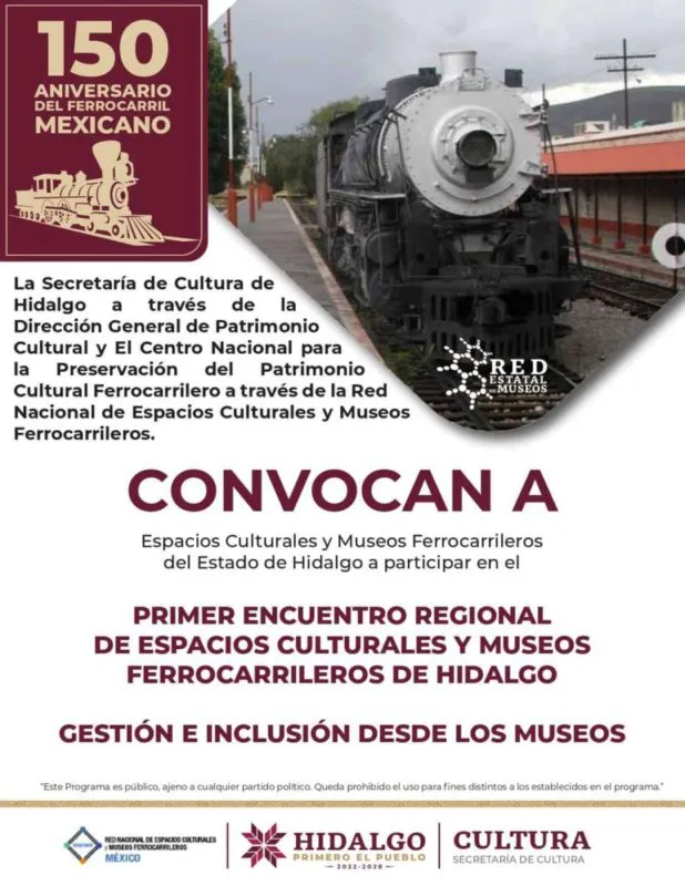 Reconocerán a espacios culturales y museos ferrocarrileros de Hidalgo