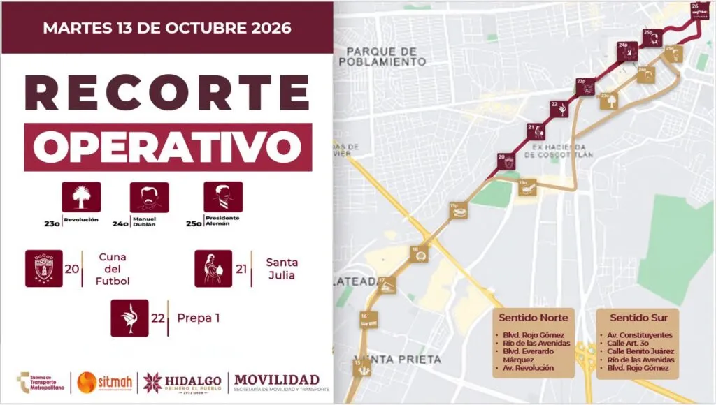 Tuzobús activa fases de recorte operativo en Pachuca por manifestación: sigue las actualizaciones