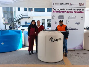 CAAMTH lleva infraestructura hídrica y subsidios a hogares de Tizayuca