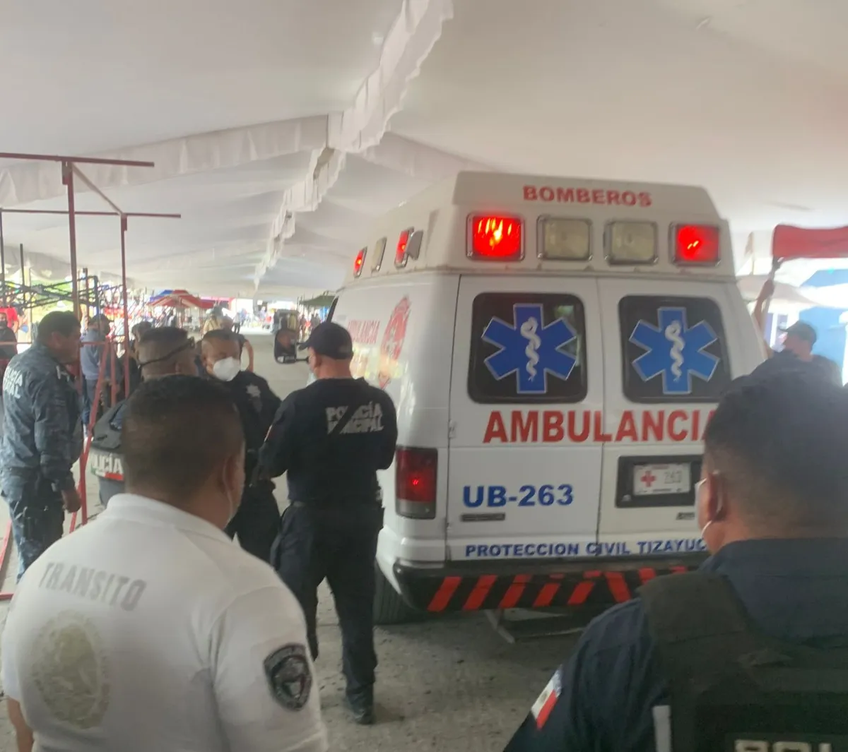 Se registra riña entre comerciantes y policías de Tizayuca