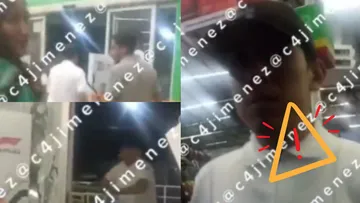 Un guardia de seguridad se hizo viral por la forma tan decidida de enfrentar a un grupo de farderos.