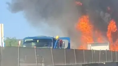 Automovilistas reportan cierre en el Arco Norte en el tramo Querétaro–Tula; se recomienda evitar la zona.