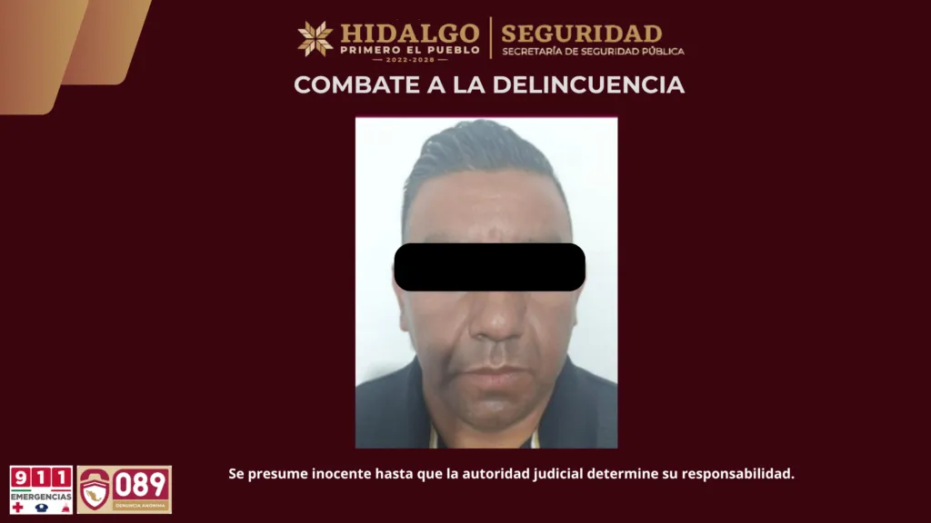 Cae en Tula presunto líder de grupo generador de violencia con armas y droga