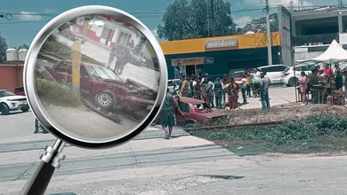 lementos de seguridad y rescate atendieron el accidente en las vías de Vito.