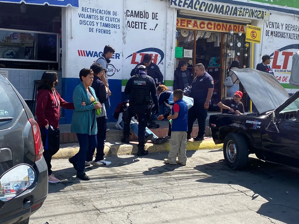 Hombre resulta lesionado tras riña en centro de Tizayuca