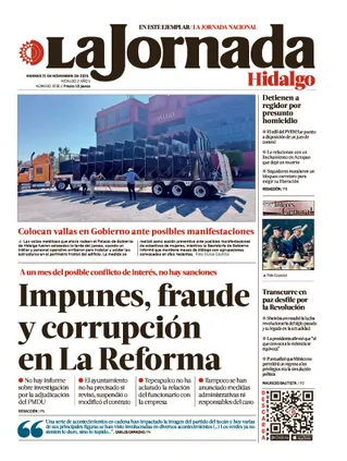 La Jornada Hidalgo | 21 de noviembre de 2025