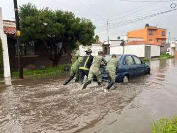 Ejército aplica plan DN-III-E tras lluvias en Pachuca