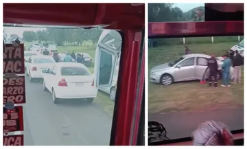Carambola con tráiler desata caos en la México-Pachuca; reportan lesionados en acceso a Tizayuca