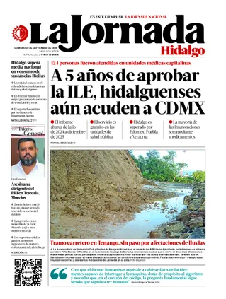 La Jornada Hidalgo | 20 de septiembre de 2026