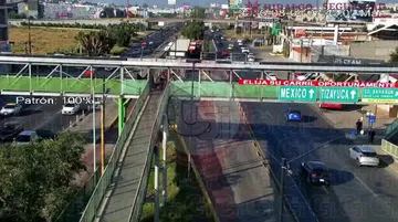 Tráfico ligero en una de las principales vialidades de Pachuca durante la mañana.