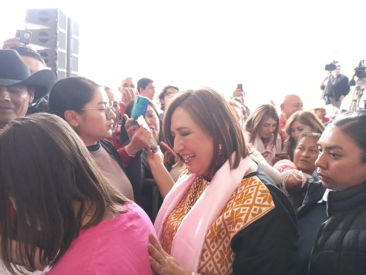 Xóchitl Gálvez visita Ixmiquilpan