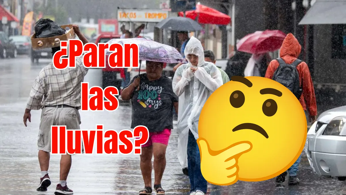 ¿Paran las lluvias? Esto dijo Conagua