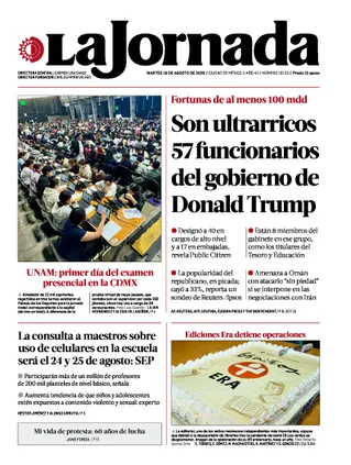 La Jornada | 18 de agosto de 2026