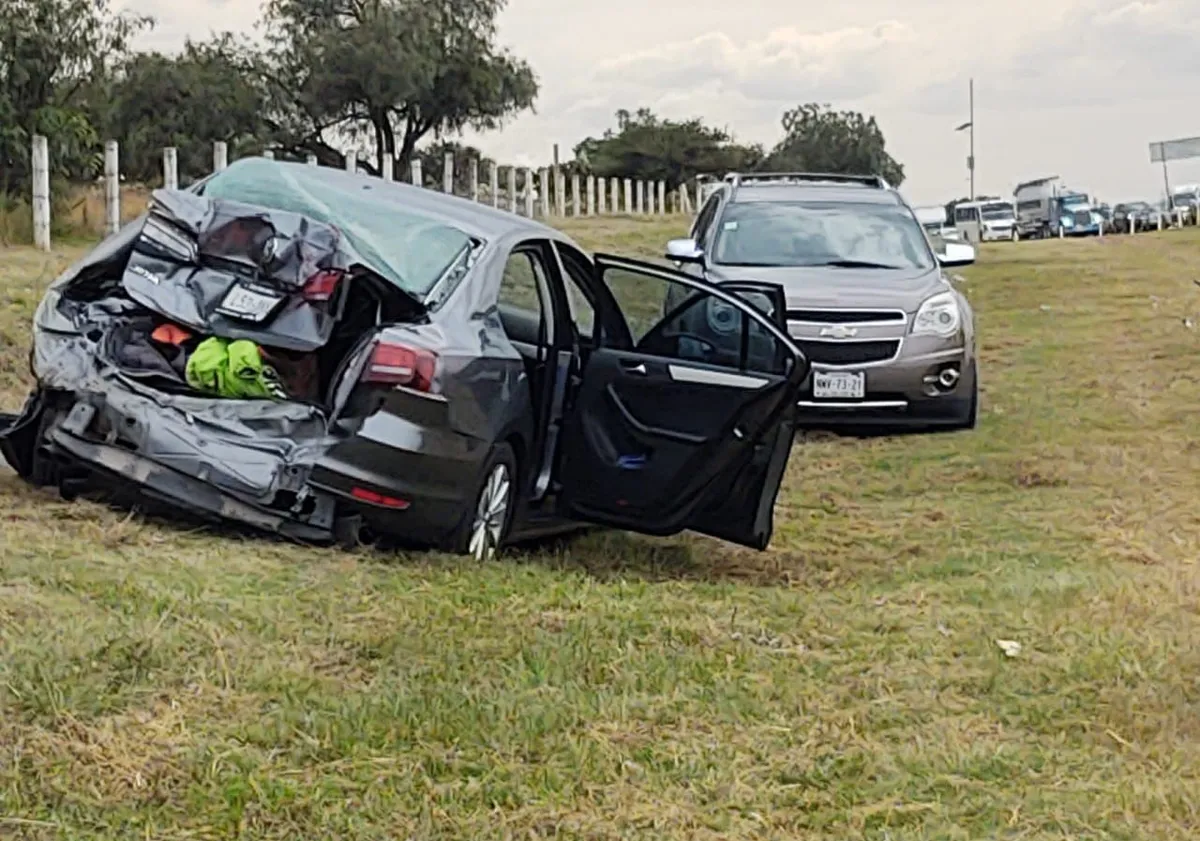 Se registra carambola en la México-Pachuca