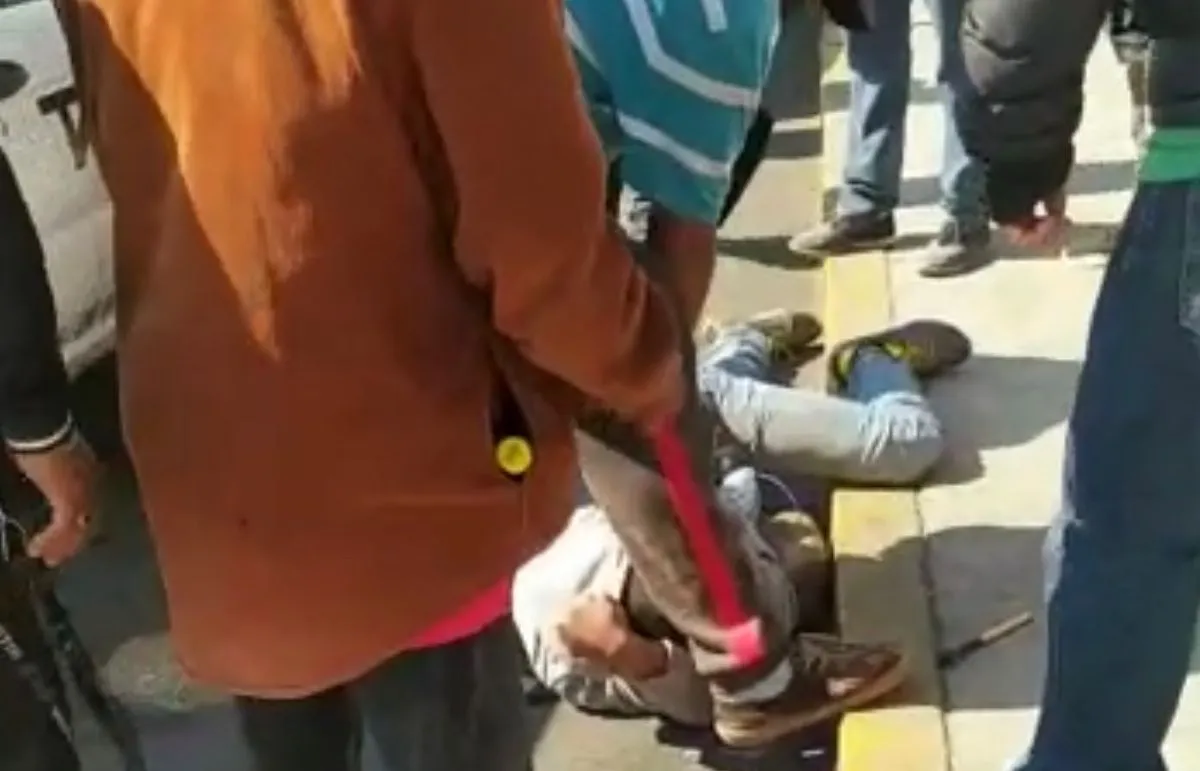 Video | Golpean a presunto ratero en Avenida Madero de Pachuca