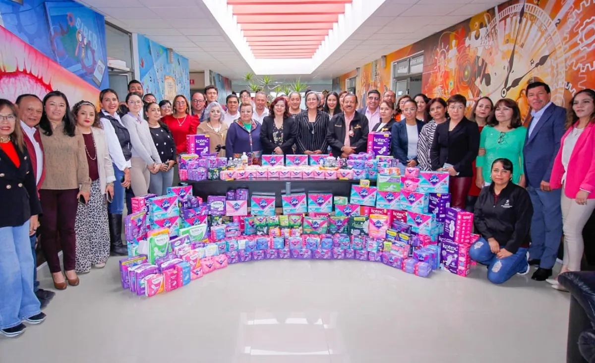 SEPH dona productos de higiene menstrual en Hidalgo