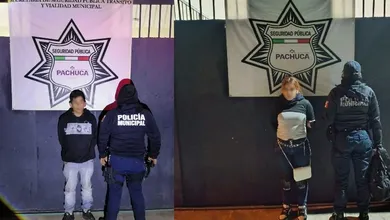 Detindos en la colonia Santa Julia de Pachuca por presunta posesión de narcoticos
