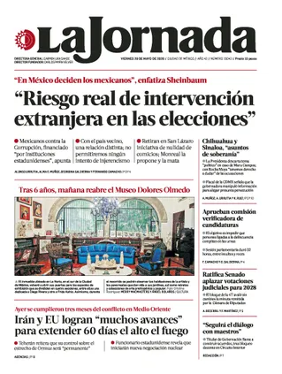 La Jornada | 29 de mayo de 2026