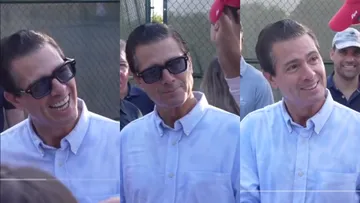 El expresidente Peña Nieto reapareció públicamente y sorprendió al formar parte de un espectáculo de magia.