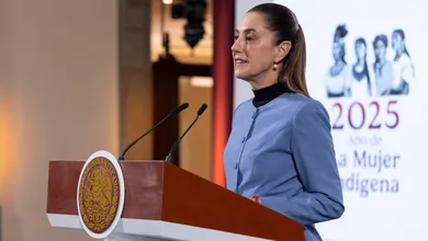 Claudia Sheinbaum defendió la postura de México sobre Palestina e Israel en medio del conflicto en Gaza.