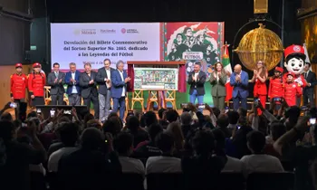Billete de loteria leyendas del futbol