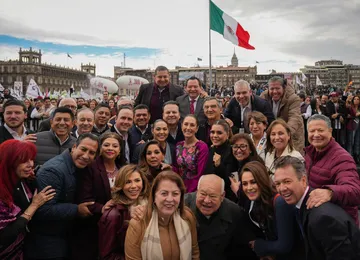 Julio Menchaca felicita a Claudia Sheinbaum por sus 100 días de gobierno