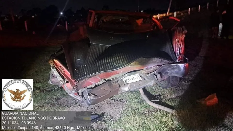 ¡Trágico accidente! Mueren tres personas en la carretera México-Tuxpan