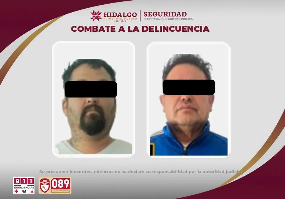 Hombres detenidos