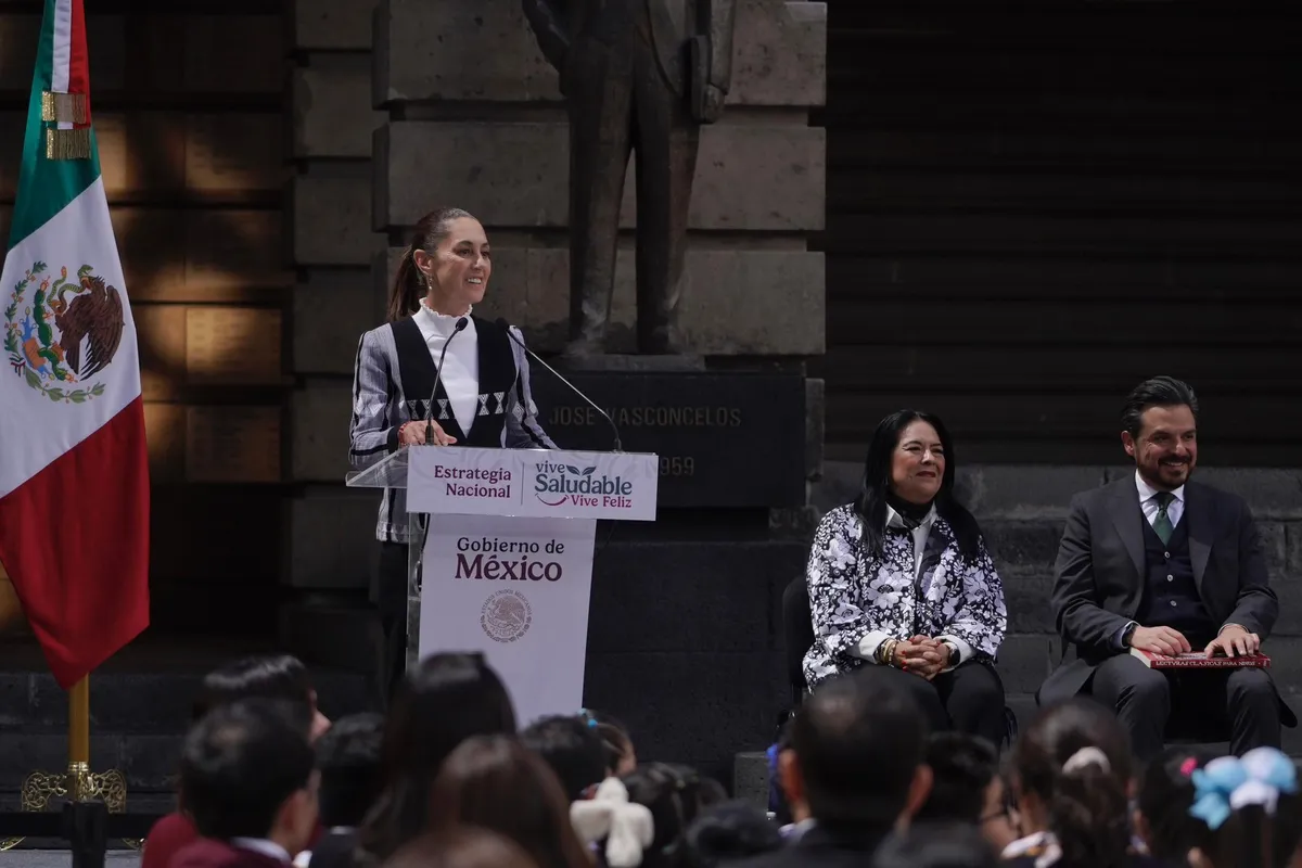 Sheinbaum da banderazo de salida a “Vive saludable, vive feliz”