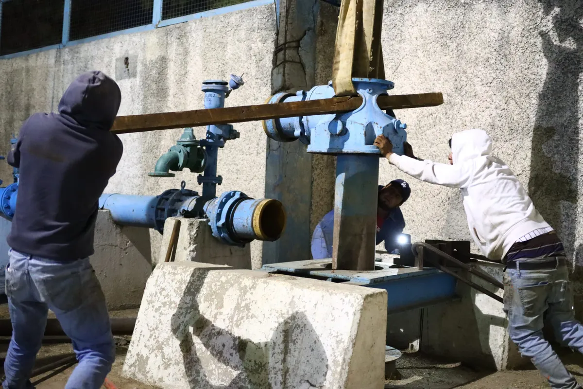 Tizayuca: renuevan bombas sumergibles para mejorar el servicio de agua potable