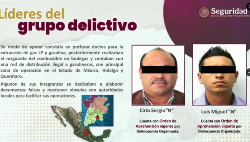 Así operaba la red que robaba gasolina en Hidalgo y Edomex