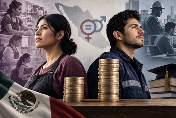 Mujeres ganan 19% menos que hombres en México