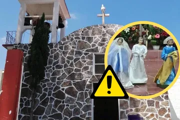 Roban imágenes religiosas y donativos en capillas de Tula