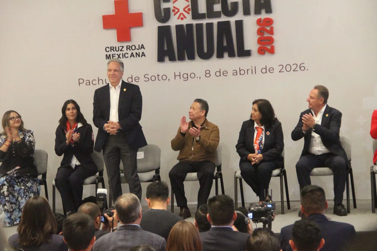 Inicio de colecta anual de Cruz Roja en Hidalgo 2026
