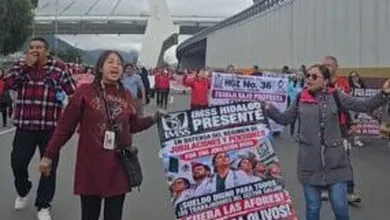 Protestas IMSS en Pachuca