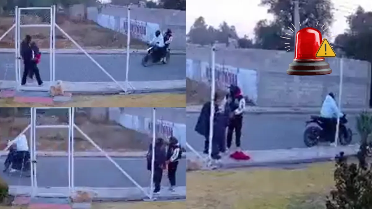 Asaltan a madre con bebé en brazos en Edomex; video viral de motoratas causa indignación